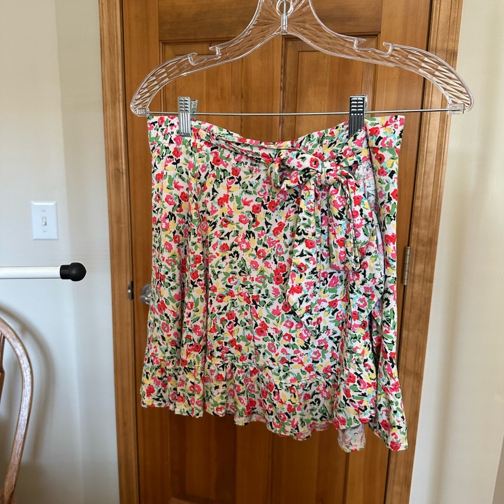 Floral Women's Wrap Skirt